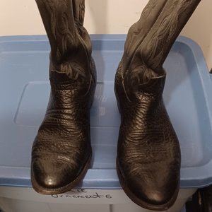 Brahma cowboy boots size 10.5R color Black